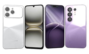 Tecno SPARK 40 Veil White And Tecno CAMON 50 Lavender Mist