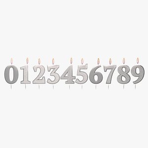 Glitter Birthday Candles