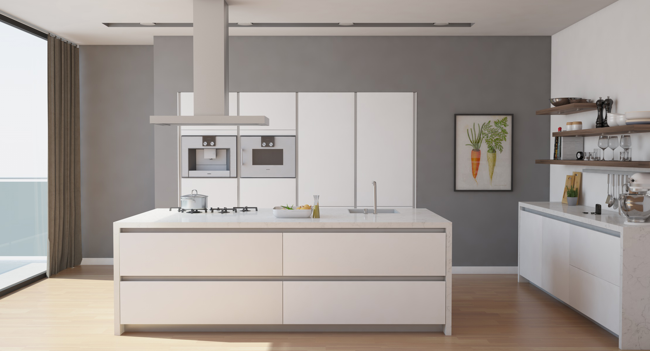 3d model kitchen scenes