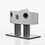 Bowers & Wilkins HTM2 D3 Satin White on FS HTM D3 Silver
