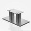 Bowers & Wilkins HTM2 D3 Satin White on FS HTM D3 Silver