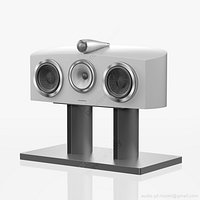 Bowers & Wilkins HTM2 D3 Satin White on FS HTM D3 Silver