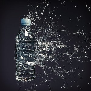 water splash bottle 4 3D