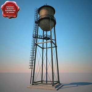 3ds max water tower v2