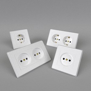 outlets 3d obj