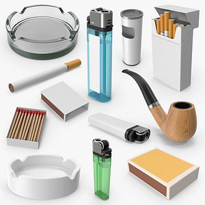 pipe cigarette ashtray model
