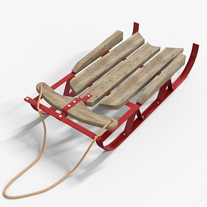 Sled For Christmas 3D