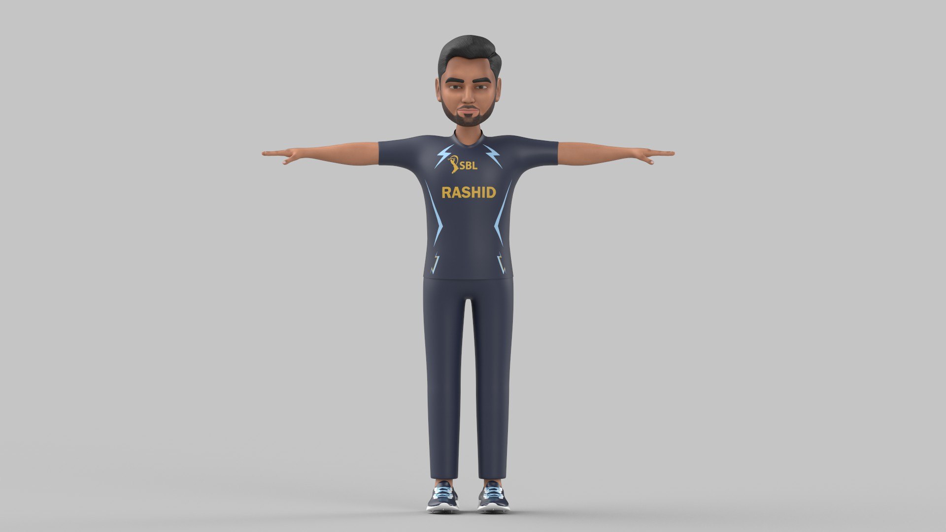 Rashid Khan Model - TurboSquid 2089360