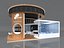 3D Exhibition Booth Stand Stall 9x9m Height 500 cm 3 Side Open 3D model