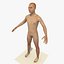 25 Year Old Asian Man Realistic Human Body - Basic Rig