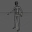 25 Year Old Asian Man Realistic Human Body - Basic Rig
