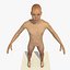 25 Year Old Asian Man Realistic Human Body - Basic Rig
