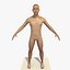 25 Year Old Asian Man Realistic Human Body - Basic Rig