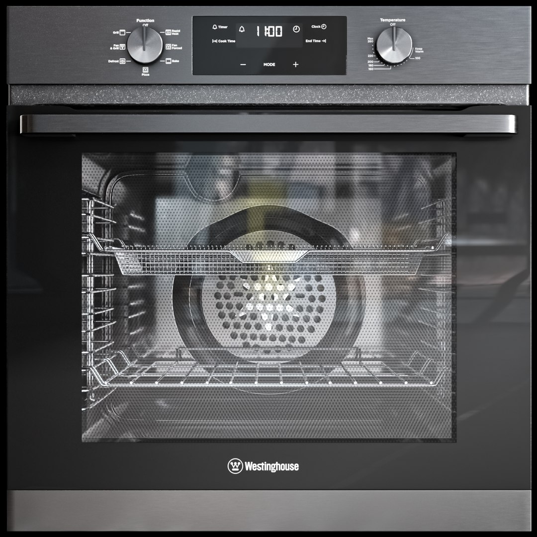 3D Westinghouse Oven Set TurboSquid 2017470
