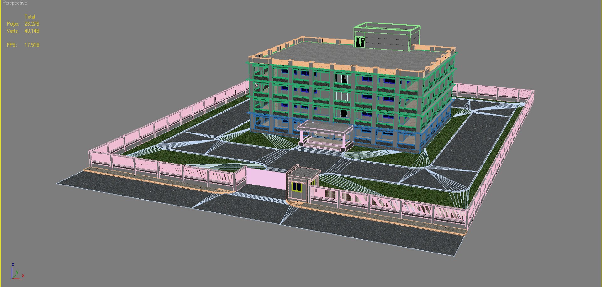 Building 13 Model - TurboSquid 1405058