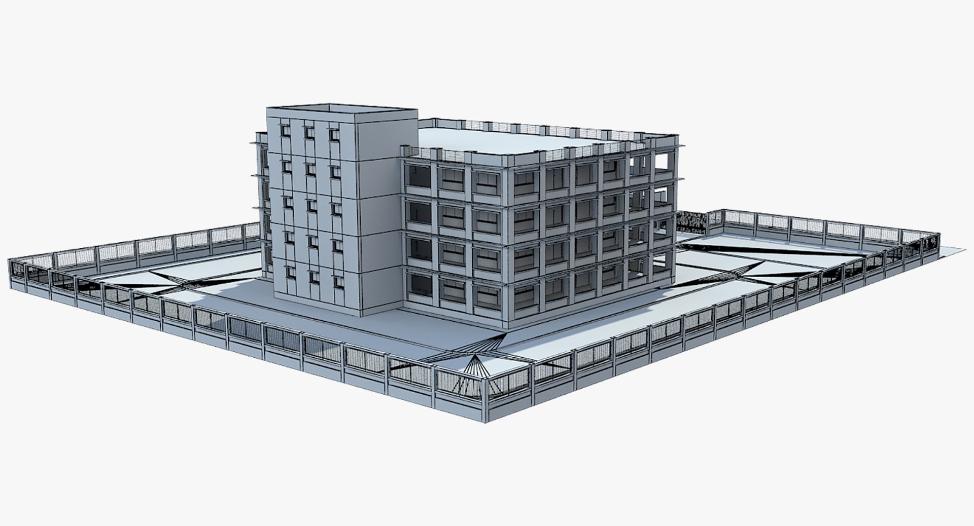 Building 13 Model - TurboSquid 1405058