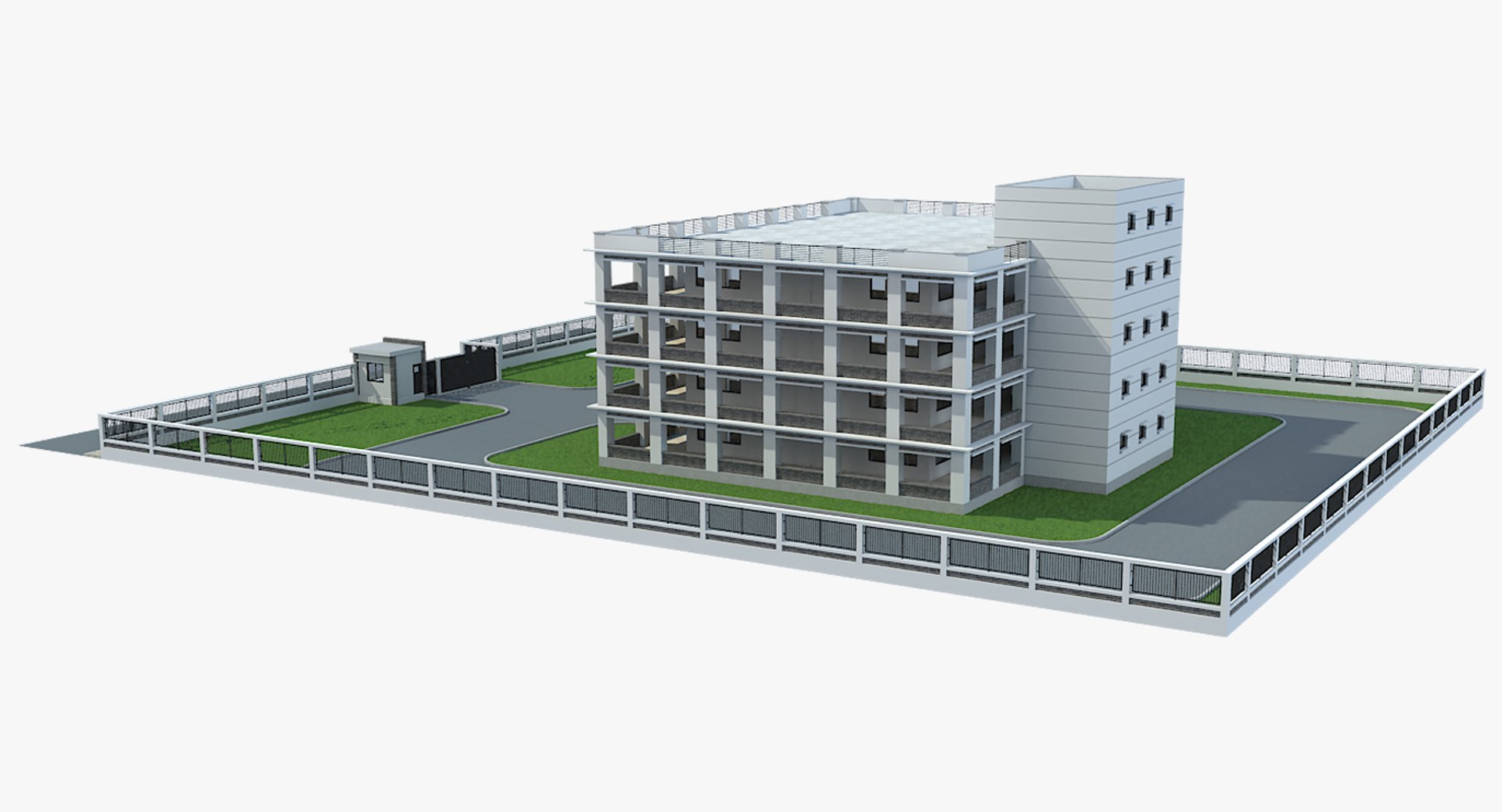 Building 13 Model - TurboSquid 1405058