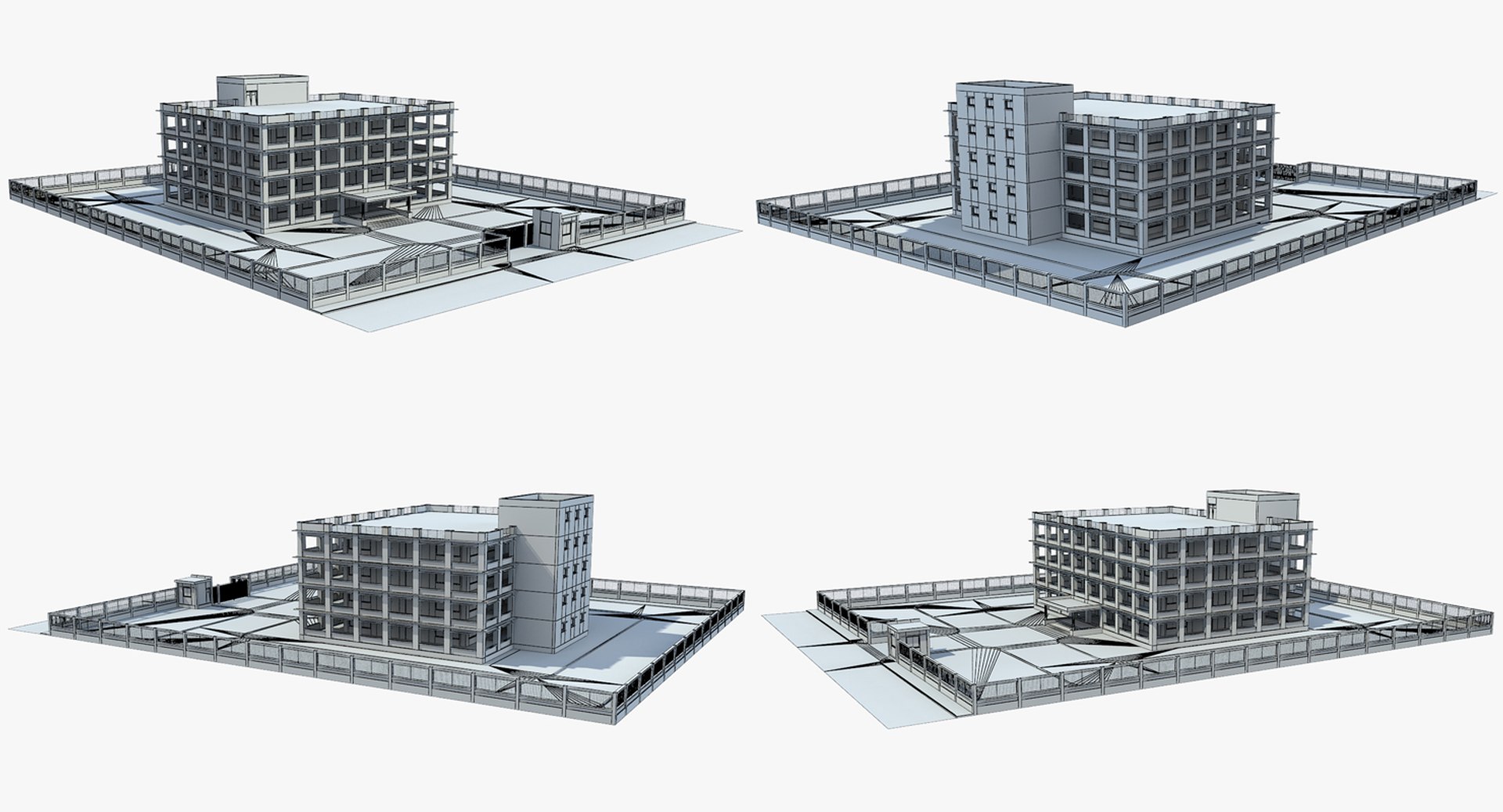 Building 13 Model - TurboSquid 1405058