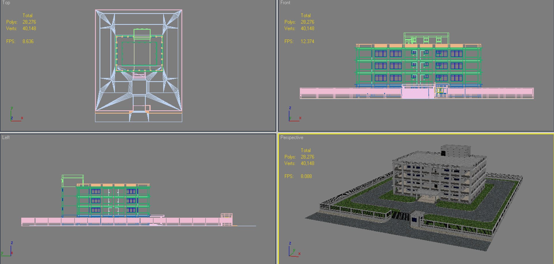 Building 13 Model - TurboSquid 1405058