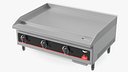 Vollrath 40721 Cayenne 36 Flat Top Gas Countertop Griddle