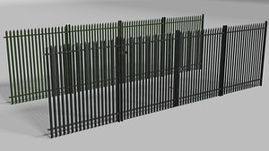 Low poly fence