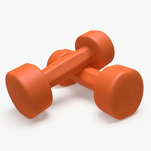 3D neoprene dumbbells