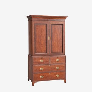 3D old closet 24003 model