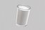 Glas Milch 3D-Modell