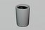 Glas Milch 3D-Modell