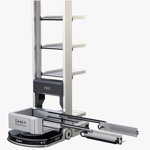 Warehouse Robot Geek Plus RS5-D PBR 3D model