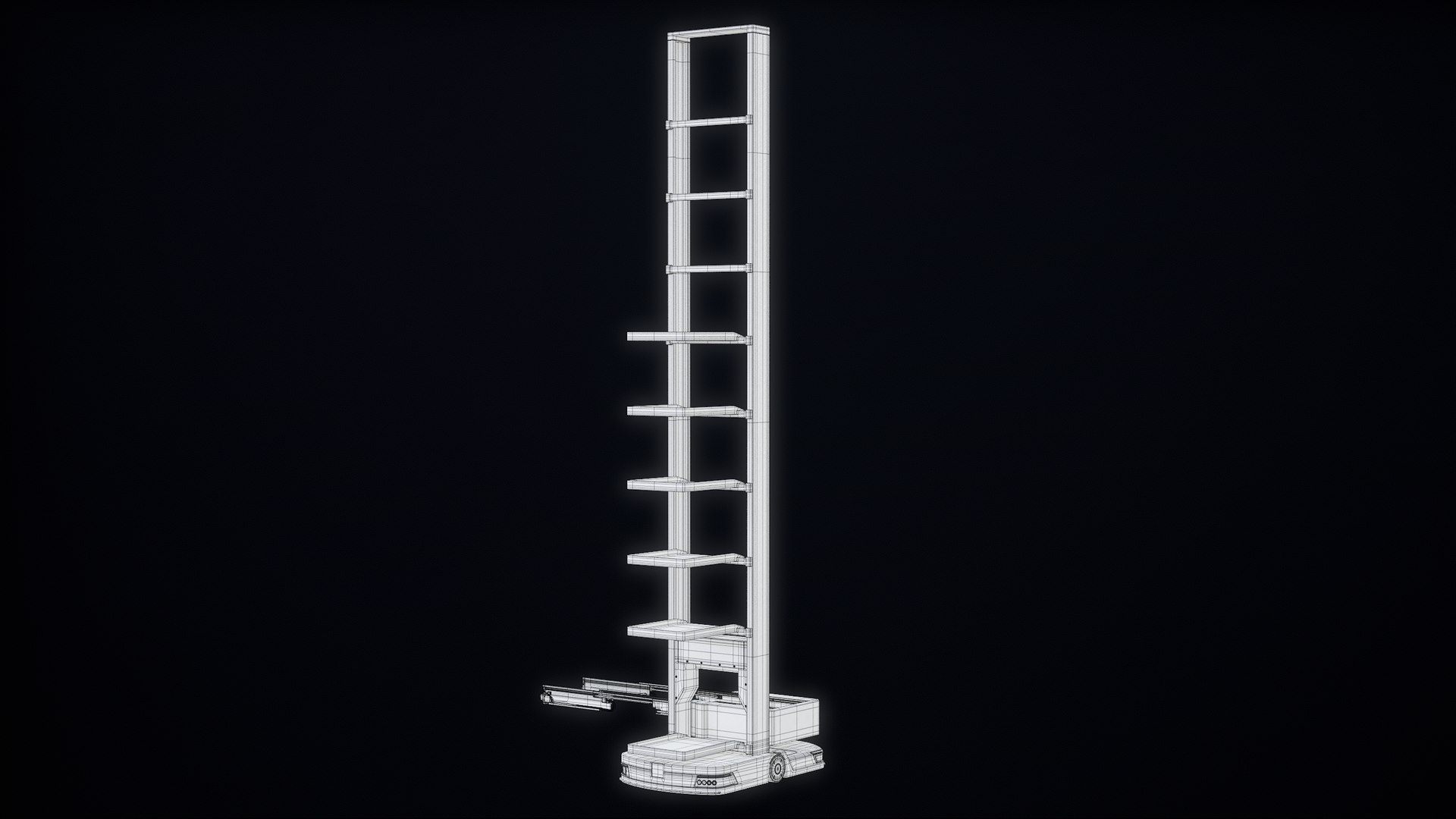 Warehouse Robot Geek Plus RS5-D PBR 3D model https://p.turbosquid.com/ts-thumb/g3/Rs0MLt/RV/rendwire_00015/png/1706119655/1920x1080/fit_q87/0486b7781122f2044470c2e04e5bc36992ec1763/rendwire_00015.jpg