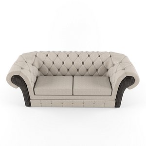 3d model chesterfield sofa