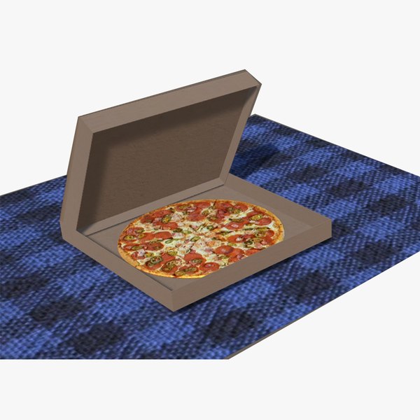 Pizza 3d model for Unity 3D model