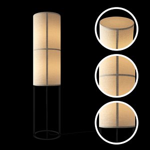 3D AUDO HASHIRA HIGH FLOOR LAMP RAW model