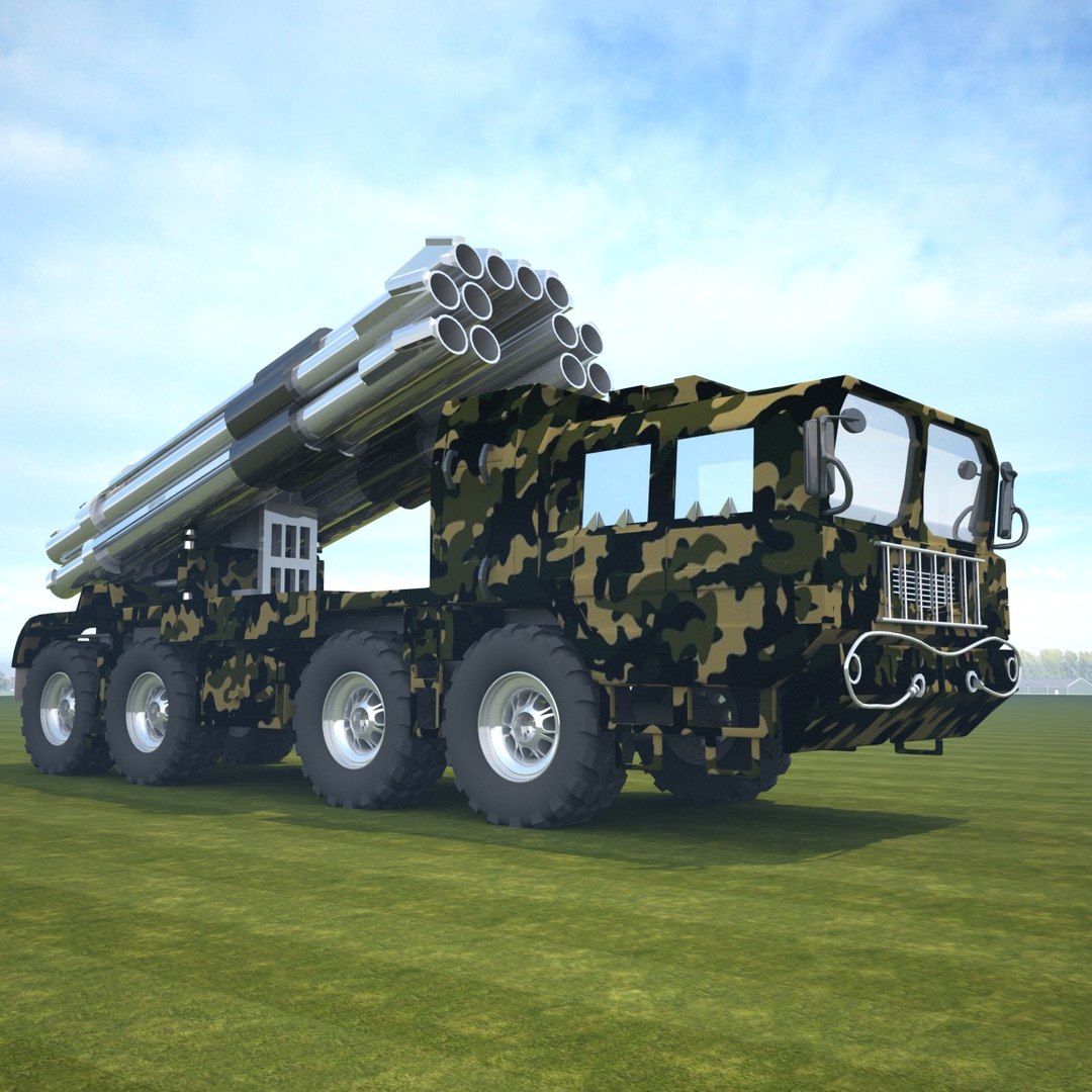 Military Missile Truck 3D Model - TurboSquid 1505982