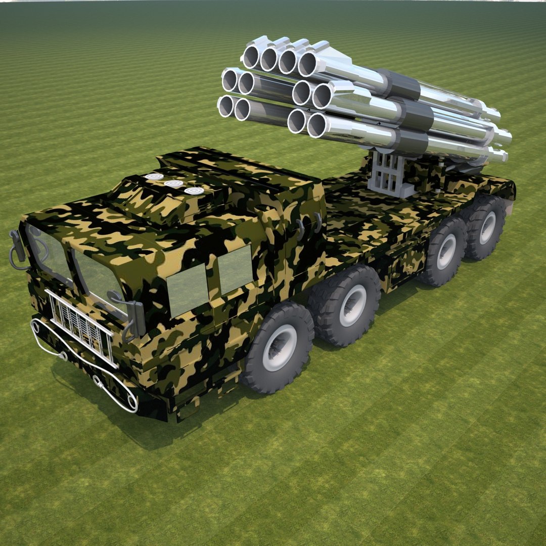 Military Missile Truck 3D Model - TurboSquid 1505982