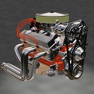 American Small block streetrod motor medium resolution