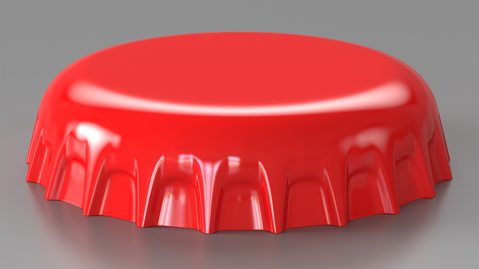 Bottle Cap 3D model preview