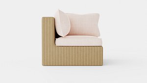 Santorini modular corner chair