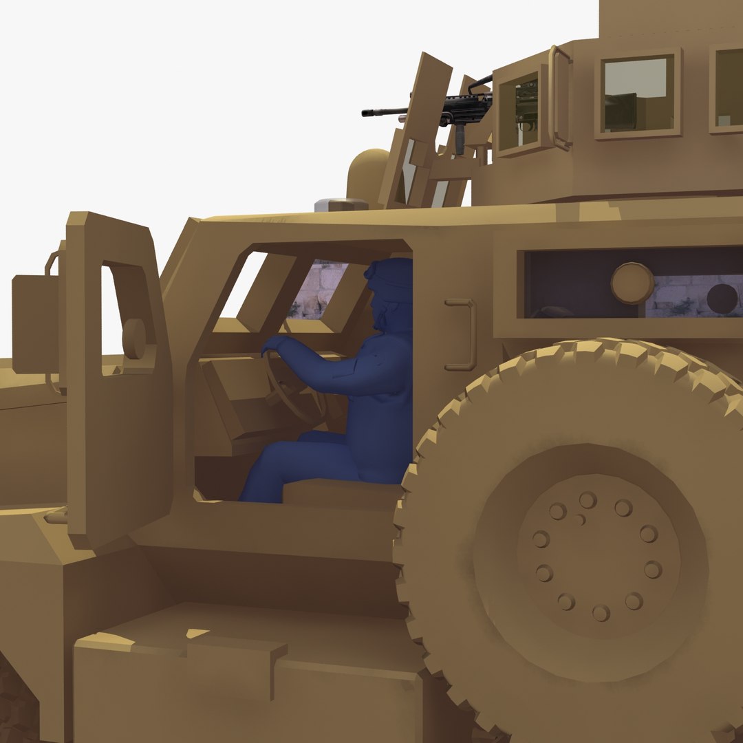Cougar Mrap Driver 3d Model