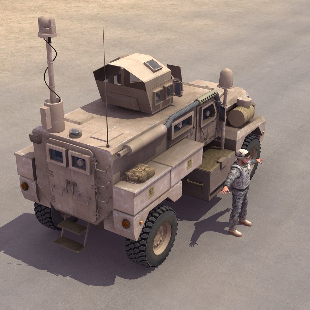 Cougar Mrap Driver 3d Model