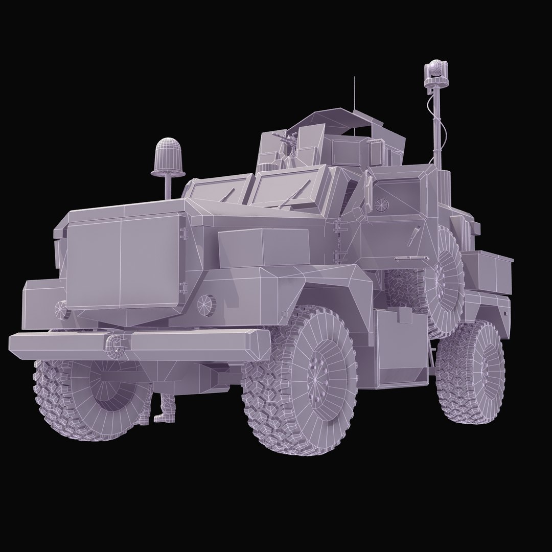 Cougar Mrap Driver 3d Model