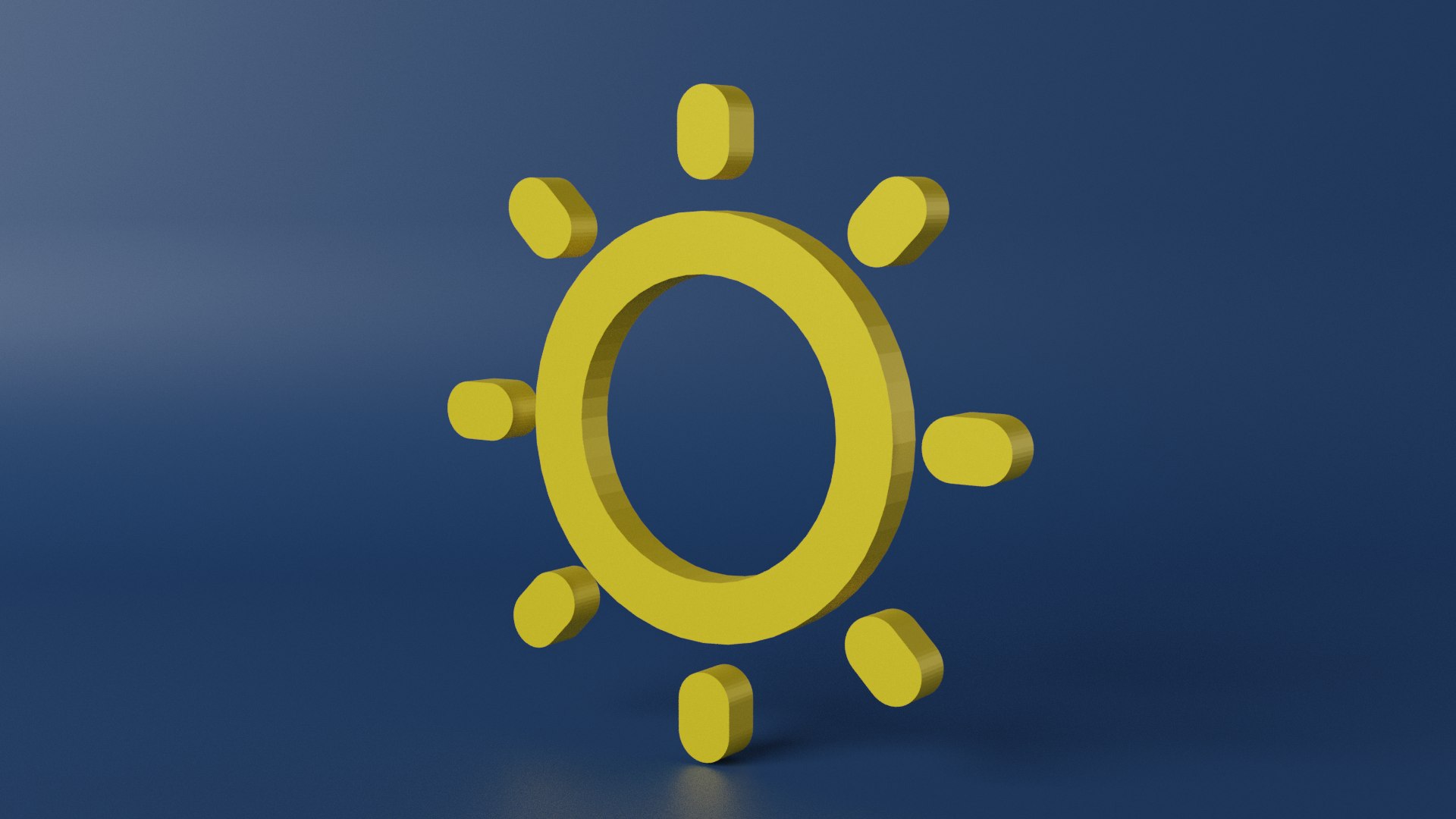 3D Model Sun Icon - TurboSquid 2008360