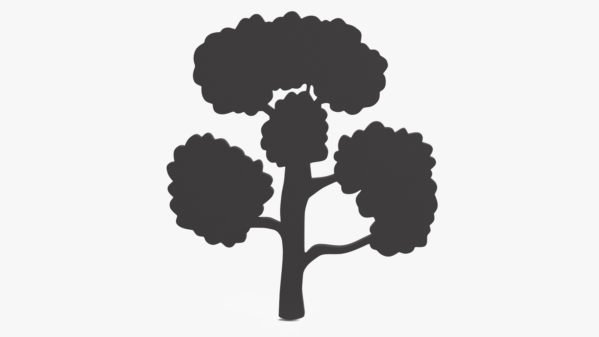 Sandalwood Silhouette 3D model preview