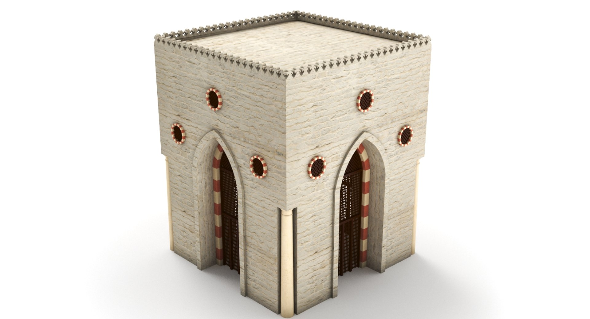 3D model islamic arabic buildings - TurboSquid 1174044