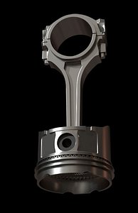 3D piston combustion engine