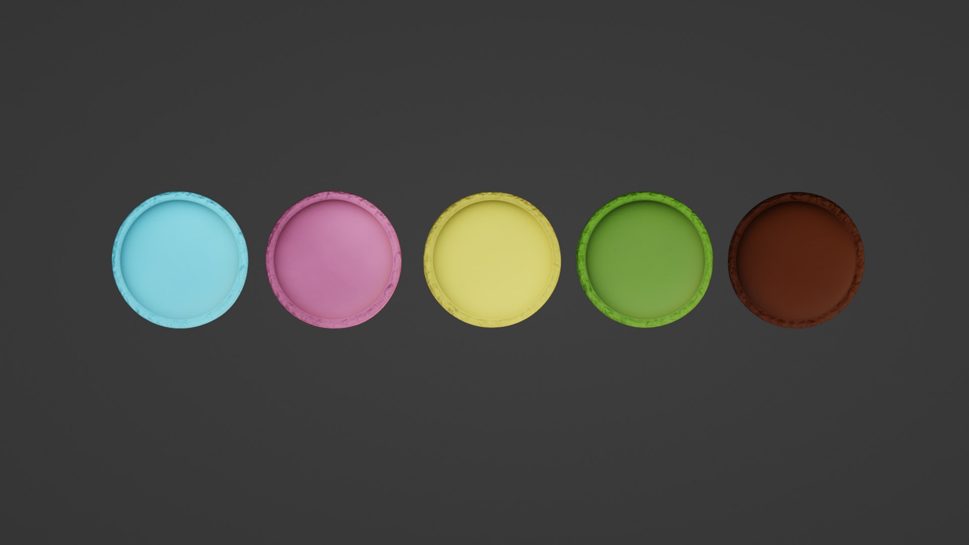 Realistic Macaroons 3D - TurboSquid 2040552