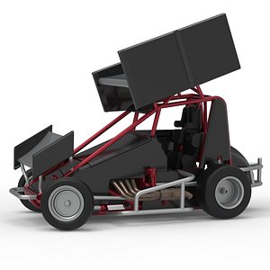 New Zealand Minisprint while turning Scale 1 to 25 3D model