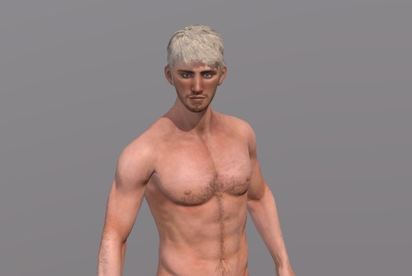 man character rigged model