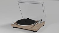 Vintage Wooden Vinyl Turntable